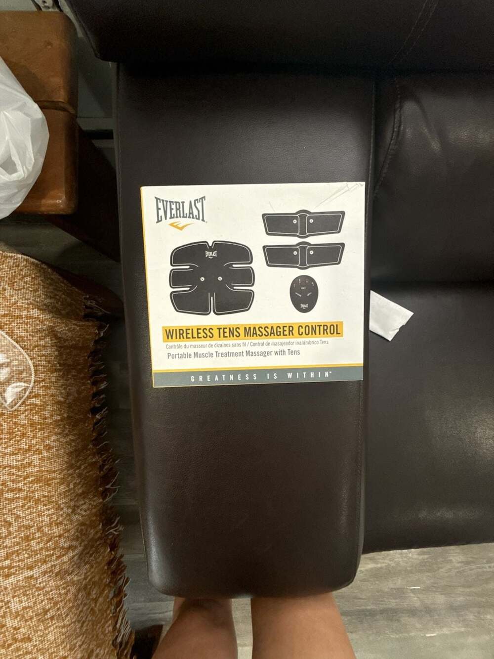Everlast Wireless TENS Massager Control Portable Muscle Treatment
